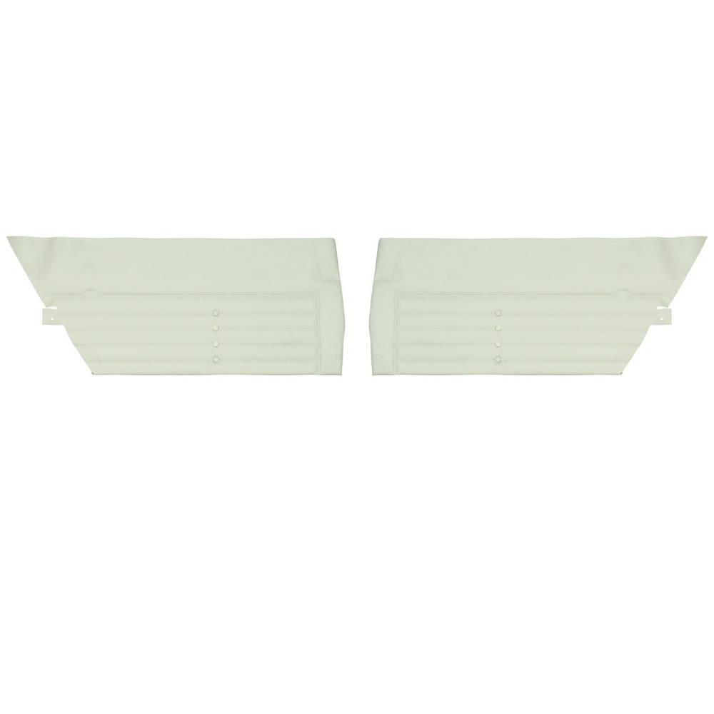 1965 Buick Skylark/GS/Regal/GN REAR QUARTER TRIM PANELS COUPE (PUI UNASSEMBLED) WHITE - PR | IN5509S