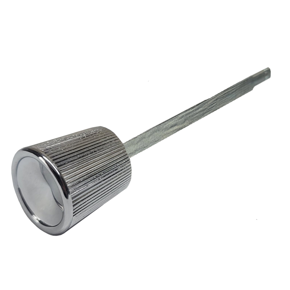 1964 Pontiac GTO/LeMans/Tempest HEADLIGHT SWITCH METAL KNOB WITH SHAFT - CORRECT DIE CAST METAL CHROME PLATED KNOB WITH ZINC PLATED SHAFT - GM # 9773884 | IN6794G