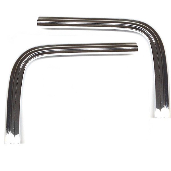 1969 Oldsmobile Cutlass/442/F85 FENDER EYEBROW CHROME MOLDING - PAIR | XP5712T