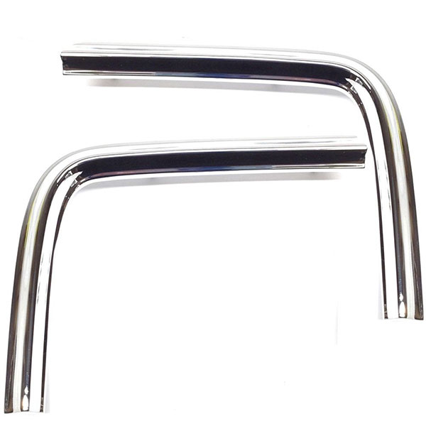 1970 Oldsmobile Cutlass/442/F85 FENDER EYEBROW CHROME MOLDING - PAIR | XP5716T