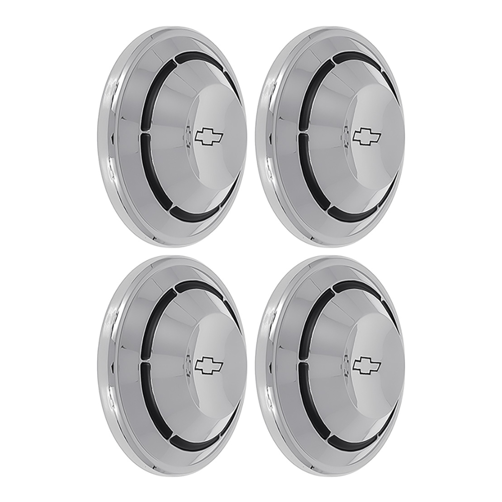 1968 Chevrolet El Camino STOCK STEEL WHEEL DOGDISH/POVERTY HUBCAPS - SET OF 4 | WT6244C