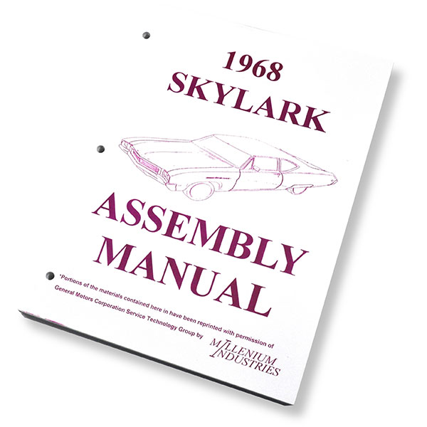 1968 Buick Skylark/GS/Regal/GN FACTORY ASSEMBLY MANUAL | BK5607S