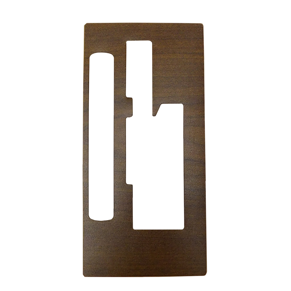 1968 Pontiac GTO/LeMans/Tempest SHIFTER TOP PLATE WOODGRAIN INSERT (DUALGATE) | CP6854G