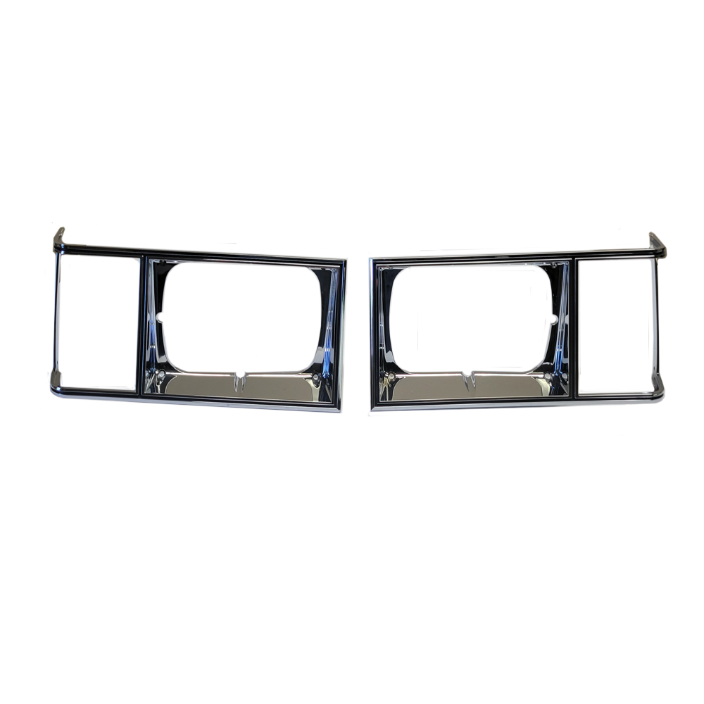 1979 Chevrolet Monte Carlo HEADLAMP CHROME BEZEL NEW GM 463533 & 463534 PAIR | GH5602M