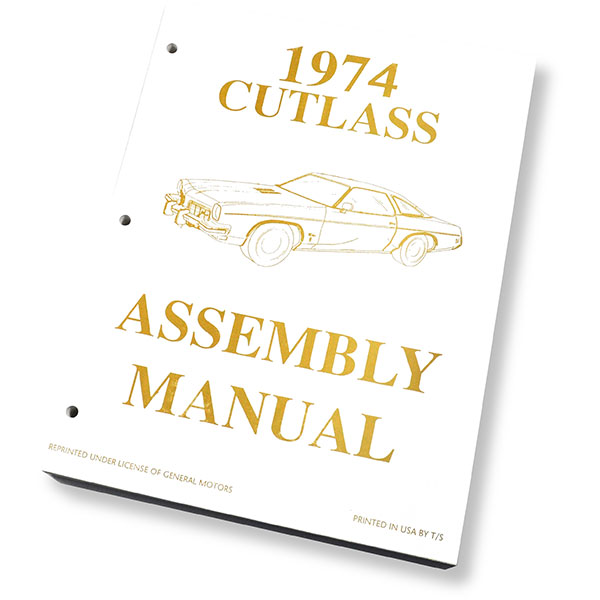 1974 Oldsmobile Cutlass/442/F85 ASSEMBLY MANUAL CUTLASS | BK8435T