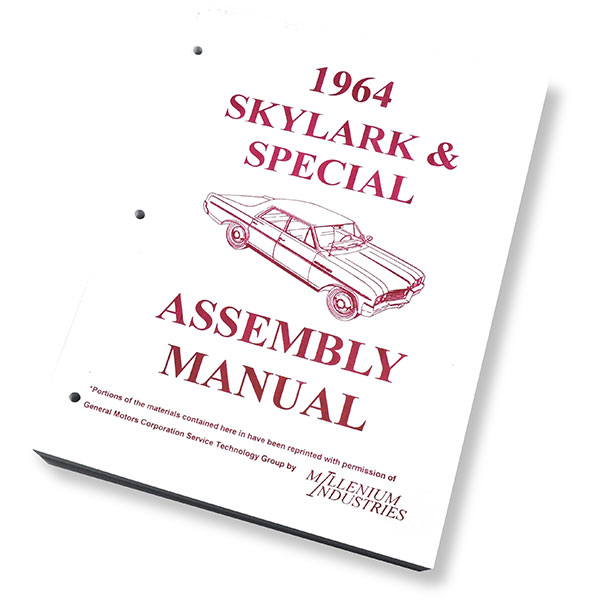 1964 Buick Skylark/GS/Regal/GN FACTORY ASSEMBLY MANUAL | BK8986S