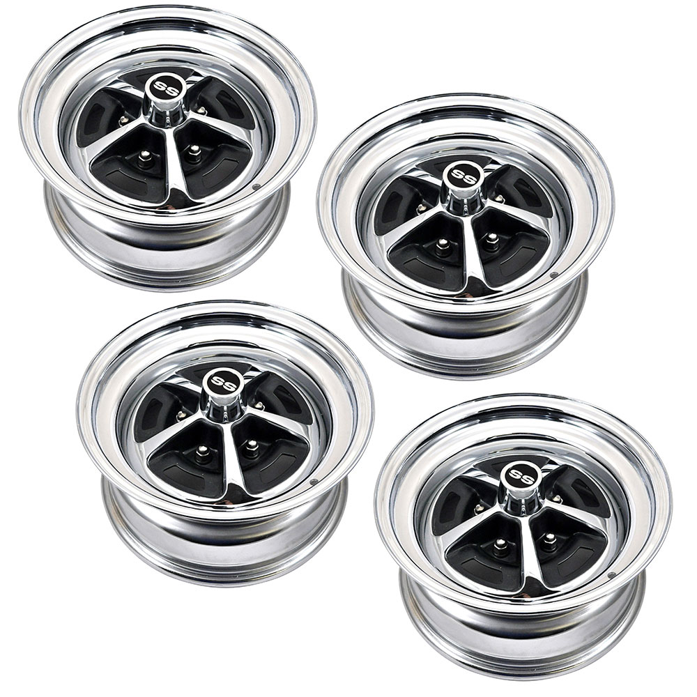 1970 Chevrolet Nova/Chevy II 15-7 CHROME PLATED SS 396 STYLE