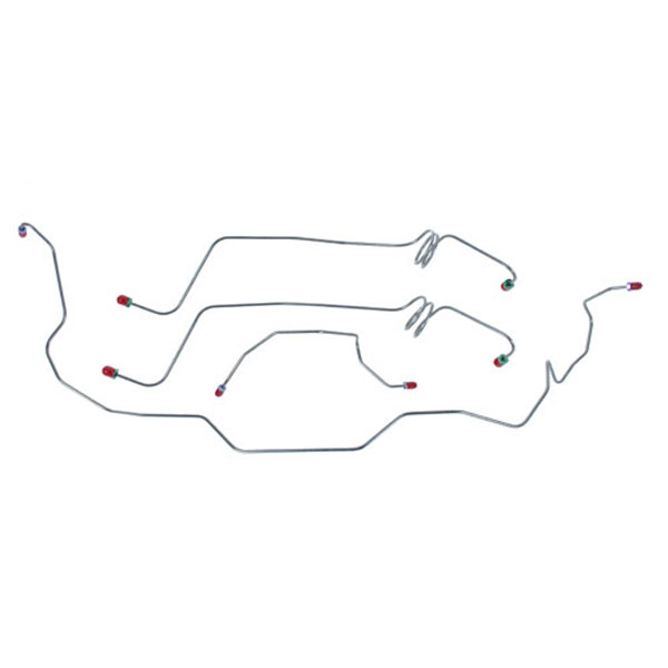 1980 Chevrolet Monte Carlo FRONT BRAKE LINE KIT (POWER DISC) - 4 PIECES | BR1300M