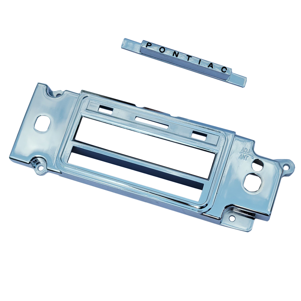 1965 Pontiac GTO/LeMans/Tempest AM FM DIECAST RADIO FACE & SLIDE BAR | RD9940G