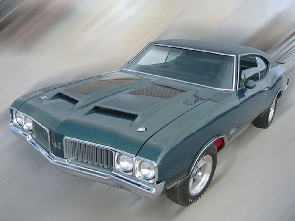 1970 Oldsmobile Cutlass 442 F85 Ram Air Hood Kit With Functional Air Cleaner For 455 Engine Oldsmobile Cutlass 442 F85 Parts Bp8526t