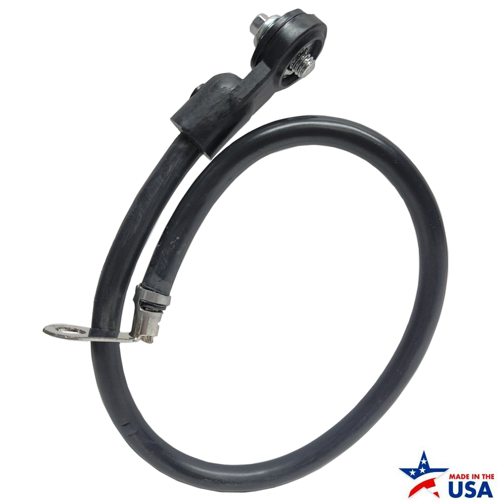 1971 Pontiac Firebird/TransAm D BATTERY CABLE, NEGATIVE, 350 CI, 400 CI, 455 CI | 38853