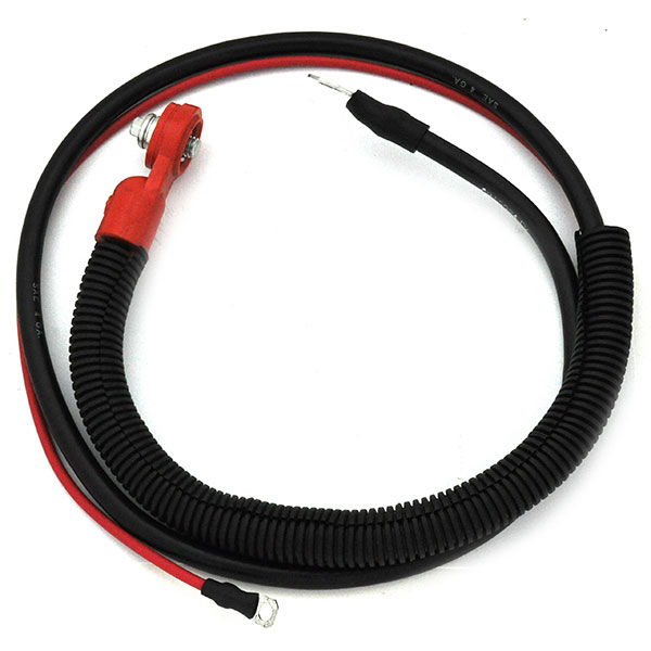 1976 Pontiac Firebird/TransAm D BATTERY CABLE, POSITIVE, 350 CI, 400 CI, WITHOUT HEAVY DUTY BATTERY | 38859
