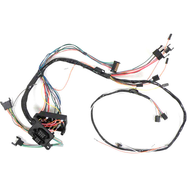 1967 Chevrolet Impala/Caprice/Bel Air DASH HARNESS, CONSOLE SHIFT AUTO TRANS WITH WARNING LIGHTS AND A/C | CG73208