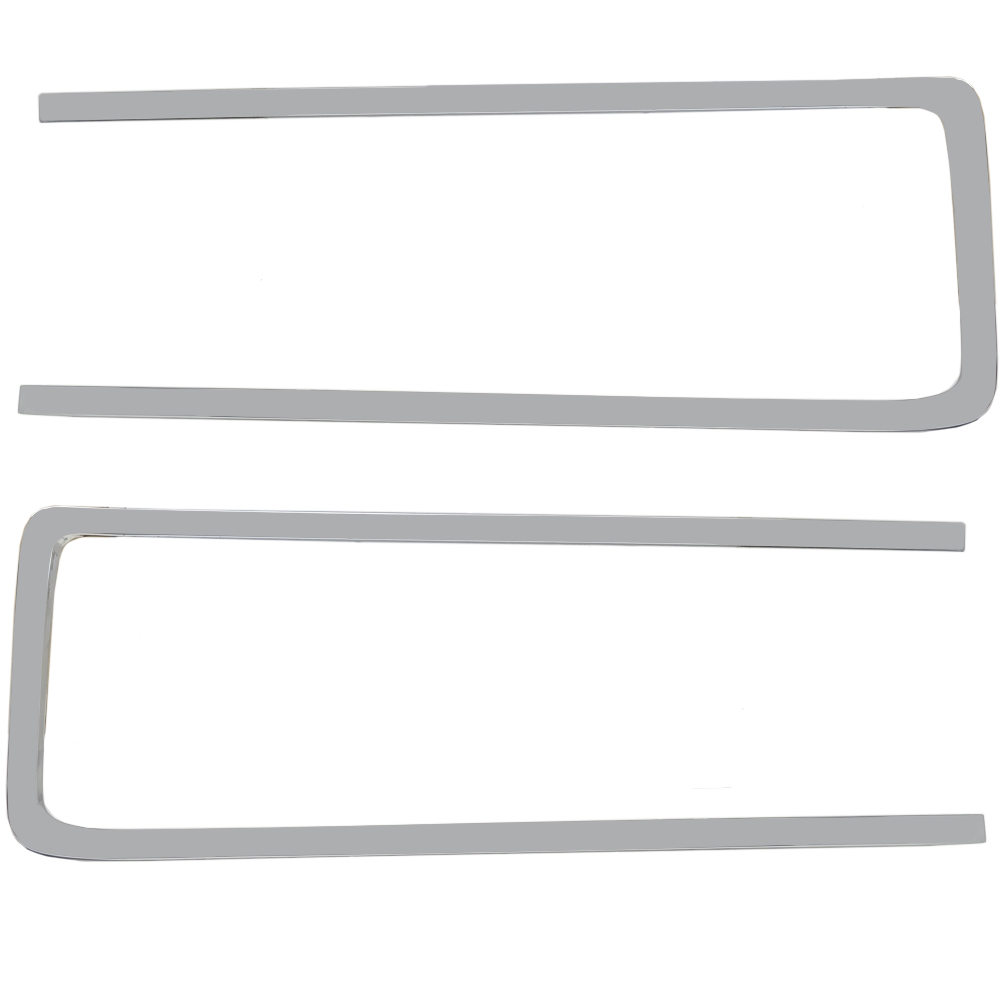 1969 Pontiac GTO/LeMans/Tempest GTO GRILLE MOLDINGS CHROME DIECAST PAIR | XP9955G