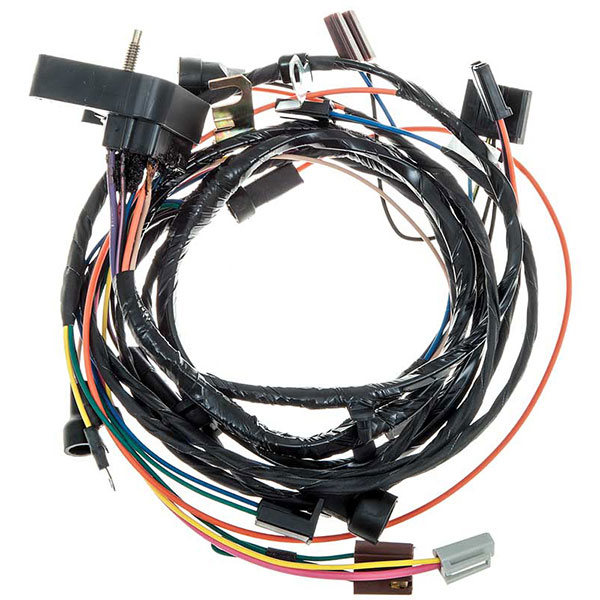 1970 Chevrolet Impala/Caprice/Bel Air ENGINE HARNESS - HEI, V8, 350, 400 C.I. WITH TH400 AUTO TRANS & A/C (THIS HARNESS IS MODIFIED FOR USE WITH AN HEI DISTRIBUTOR) | CG01619H