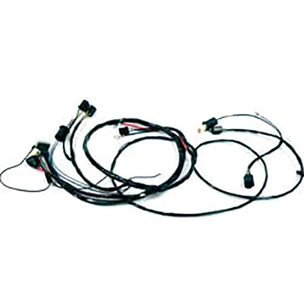 1962 Chevrolet Impala/Caprice/Bel Air FRONT LIGHT HARNESS, V8, WITH ALTERNATOR & INTERNAL REGULATOR (NOTE: REQUIRES USE OF DELCO #1709A OR GM #12339243 HORN RELAY - MODIFIED FOR DRIVER SIDE 1985 & EARLIER 