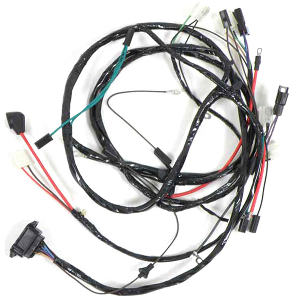 1965 Chevrolet Impala/Caprice/Bel Air FRONT LIGHT HARNESS - ALTPI, V8, WITH FACTORY GAUGES (NOTE: MODIFIED FOR PASSENGER SIDE 1983-85 & EARLIER 