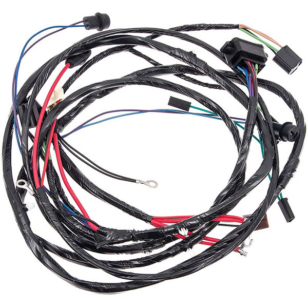 1965 Chevrolet Impala/Caprice/Bel Air FRONT LIGHT HARNESS - ALTPI, V8 WITH WARNING LIGHTS (NOTE: MODIFIED FOR PASSENGER SIDE 1983-85 & EARLIER 