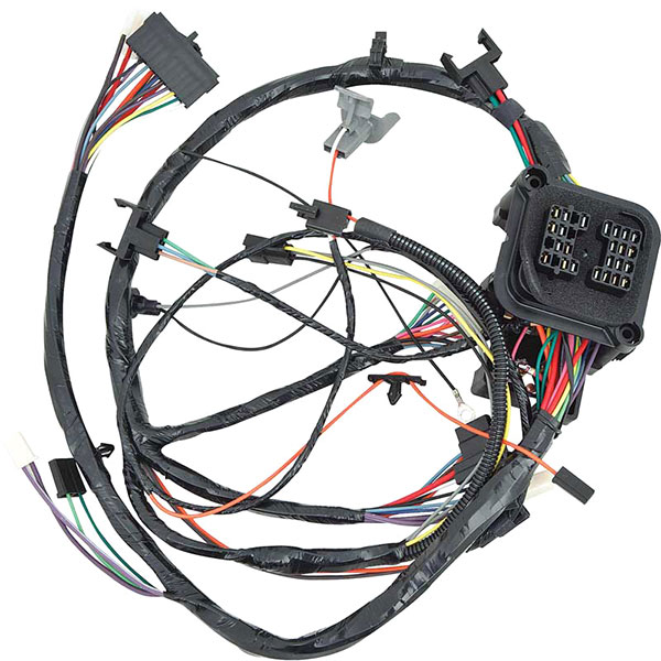 1968 Chevrolet Impala/Caprice/Bel Air FRONT LIGHT HARNESS - ALTDI, V8, WITH WARNING LIGHTS (NOTE: MODIFIED FOR DRIVER SIDE 1983-85 & EARLIER 