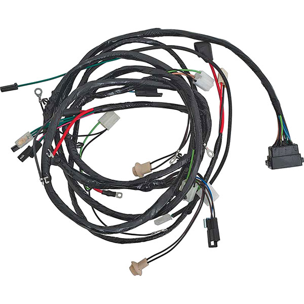 1968 Chevrolet Impala/Caprice/Bel Air FRONT LIGHT HARNESS - ALTPI, V8, WITH WARNING LIGHTS (NOTE: MODIFIED FOR PASSENGER SIDE 1983-85 & EARLIER 