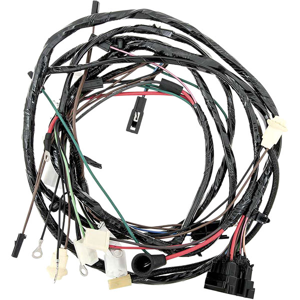 1968 Chevrolet Impala/Caprice/Bel Air FRONT LIGHT HARNESS - ALTDI, V8, WITH WARNING LIGHTS & FENDER LIGHTS (NOTE: MODIFIED FOR DRIVER SIDE 1983-85 & EARLIER 