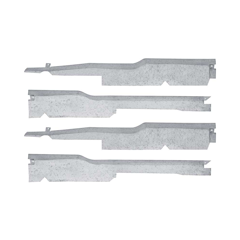 1969 Pontiac Firebird/TransAm UNDER DOOR SILL PLATE WIRE GUTTER SHIELD - 4 PIECE SET | IN4455F