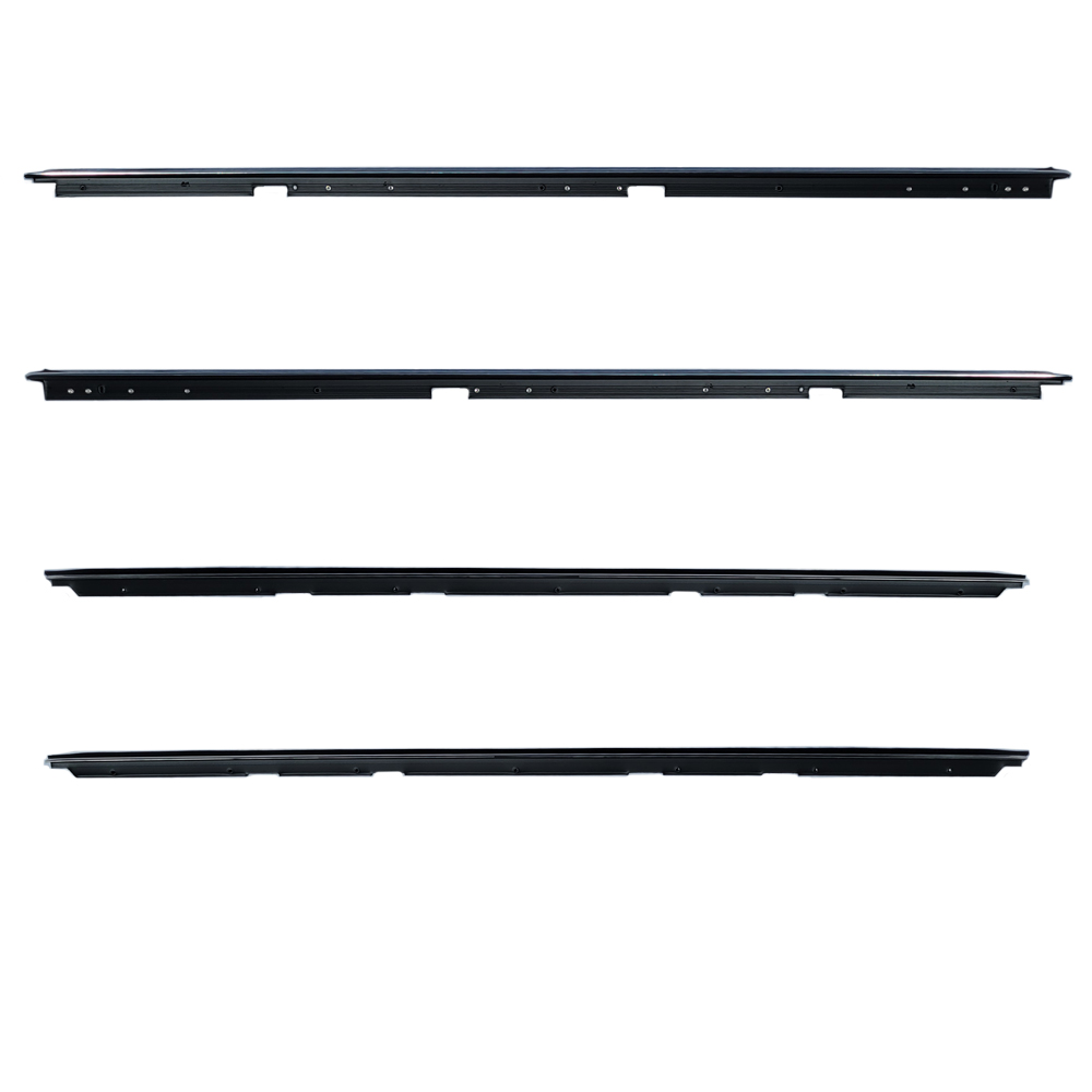 1984 Chevrolet El Camino WINDOWFELT KIT (4 PIECE) - OEM REPLACEMENTS WITH FACTORY CHROME OUTER BEAD. HARDWARE IS INCLUDED | WS5456Z