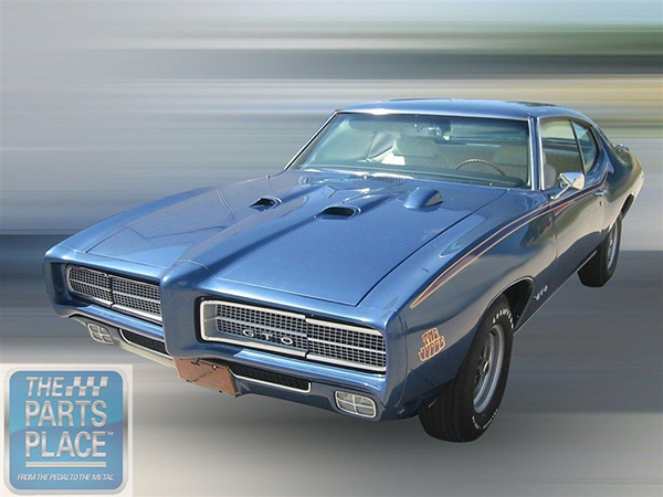 1969 Pontiac GTO/LeMans/Tempest JUDGE APPEARANCE KIT FOR HT ONLY (SPOILER, EMBLEM, STRIPE KIT WHITE-RED-BLACK) KIT INCLUDES ONE STRIPE KIT WITH JUDGE DECALS FOR FENDERS & TRUNKLID, ONE JUDGE GLOVEBOX DOOR EMBLEM (FACTORY 3 PIN DESIGN WITH INSTRUCTIONS) & ONE REAR WING WITH MOUNTING HARDWARE | BP9979G