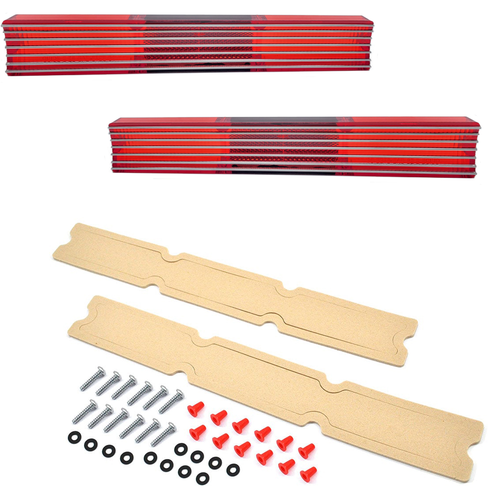 1964 Pontiac GTO/LeMans/Tempest TAIL LAMP LENS KIT (INCLUDES 2 TAIL LAMP LENSES, 1 SET OF GASKETS WITH HARDWARE) | XL9998G