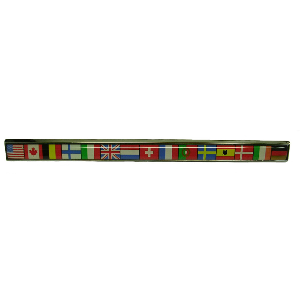 1976 Oldsmobile Cutlass/442/F85 TRUNK FLAG EMBLEM (CUTLASS SALON