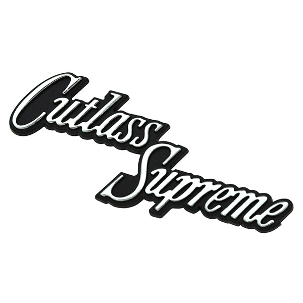 1970 Oldsmobile Cutlass/442/F85 CUTLASS SUPREME GLOVEBOX EMBLEM | EM9602T