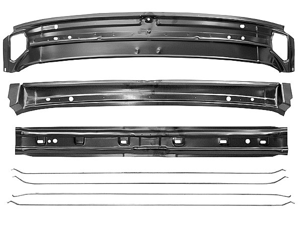 1970 Pontiac GTO/LeMans/Tempest ROOF BRACE KIT (7 PIECES) COUPE # 1418A | BP9622Z