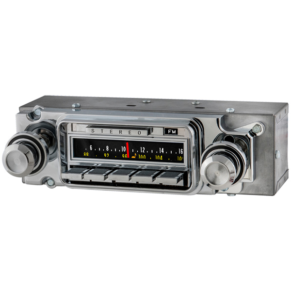1966 Pontiac GTO/LeMans/Tempest NEW REPRODUCTION AM/FM STEREO RADIO WITH BLUETOOTH (AM/FM SLIDE BAR LIKE ORIGINAL) | RD10014G