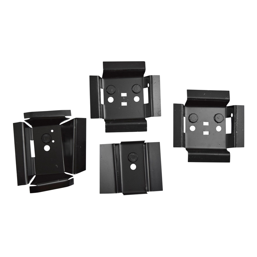 1981 Pontiac GTO/LeMans/Tempest SEAT MOUNTING BRACKETS (OEM STYLE) MADE TO INSTALL FACTORY BUCKET SEATS OR 45/55 BENCH SEATS - 4 PIECE SET | IN8514Z