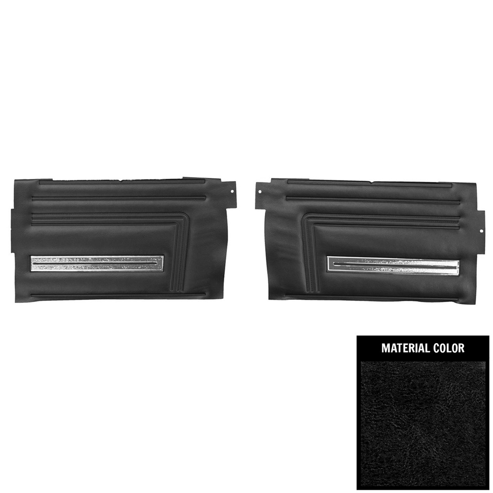 1966 Chevrolet Chevelle/Malibu REAR QUARTER TRIM PANELS (UNASSEMBLED) CONVERTIBLE - PR | IN9778V