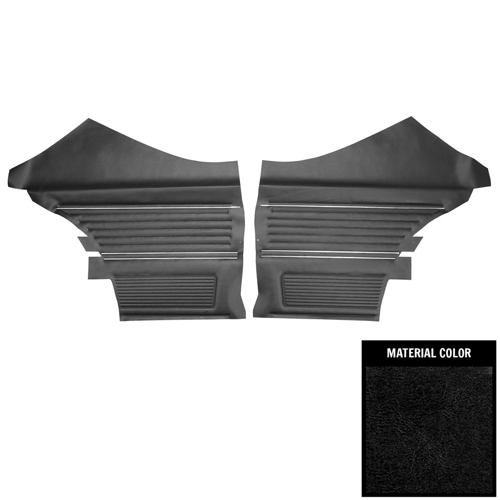 1969 Chevrolet Chevelle/Malibu REAR QUARTER TRIM PANELS (UNASSEMBLED) SEDAN - PR | IN9785V