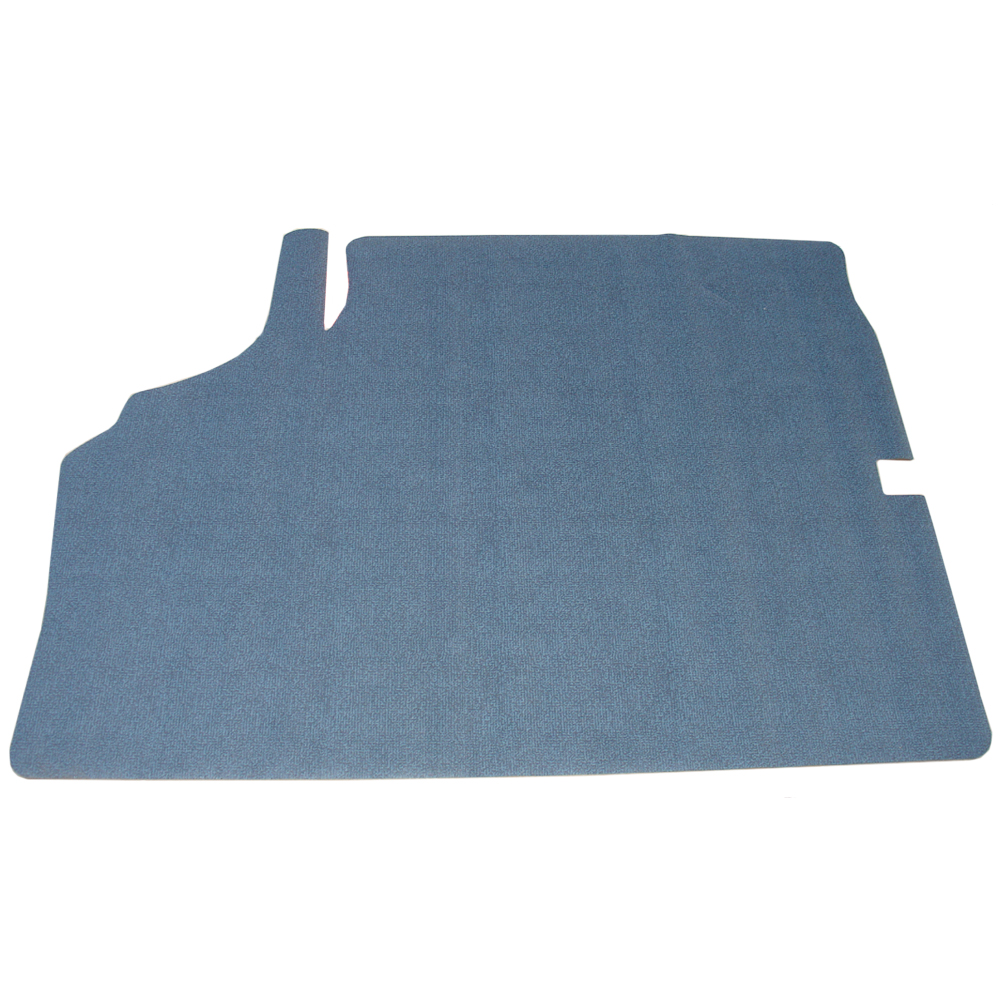 1972 Chevrolet Monte Carlo TRUNK MAT - FELT -FOAM AQUA/BLACK HERRINGBONE | TR2318M