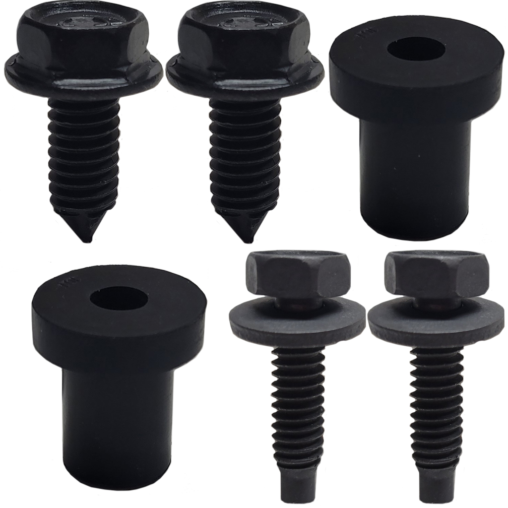 1969 Chevrolet Nova/Chevy II RADIATOR MOUNTING WELL NUT KIT (INCLUDES 4 BOLTS & 2 WELL NUTS) | CS9891Z