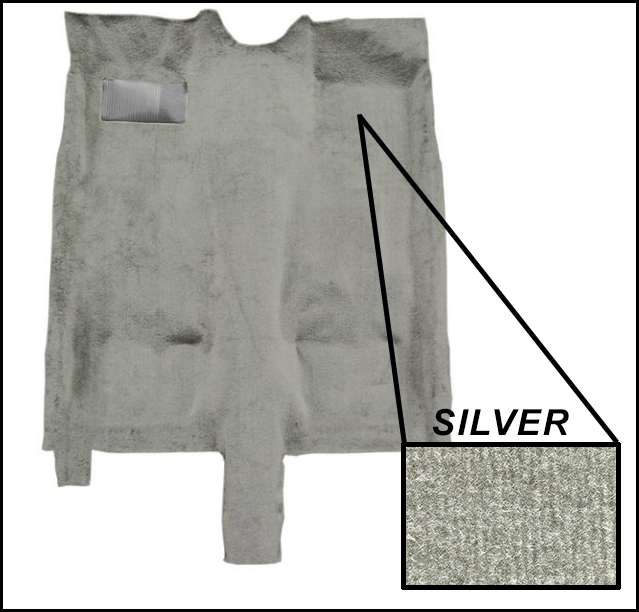 1979 Pontiac Firebird/TransAm 10TH ANNIVERSARY SILVER - CUT-PILE CARPET (AUTO TRANS) | IN10090F