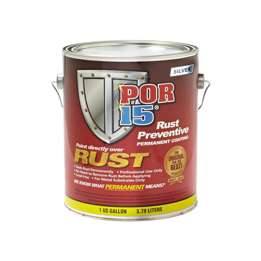 1975 Pontiac GTO/LeMans/Tempest POR 15 RUST PREVENTATIVE PAINT (SILVER) GALLON | PT2517Z