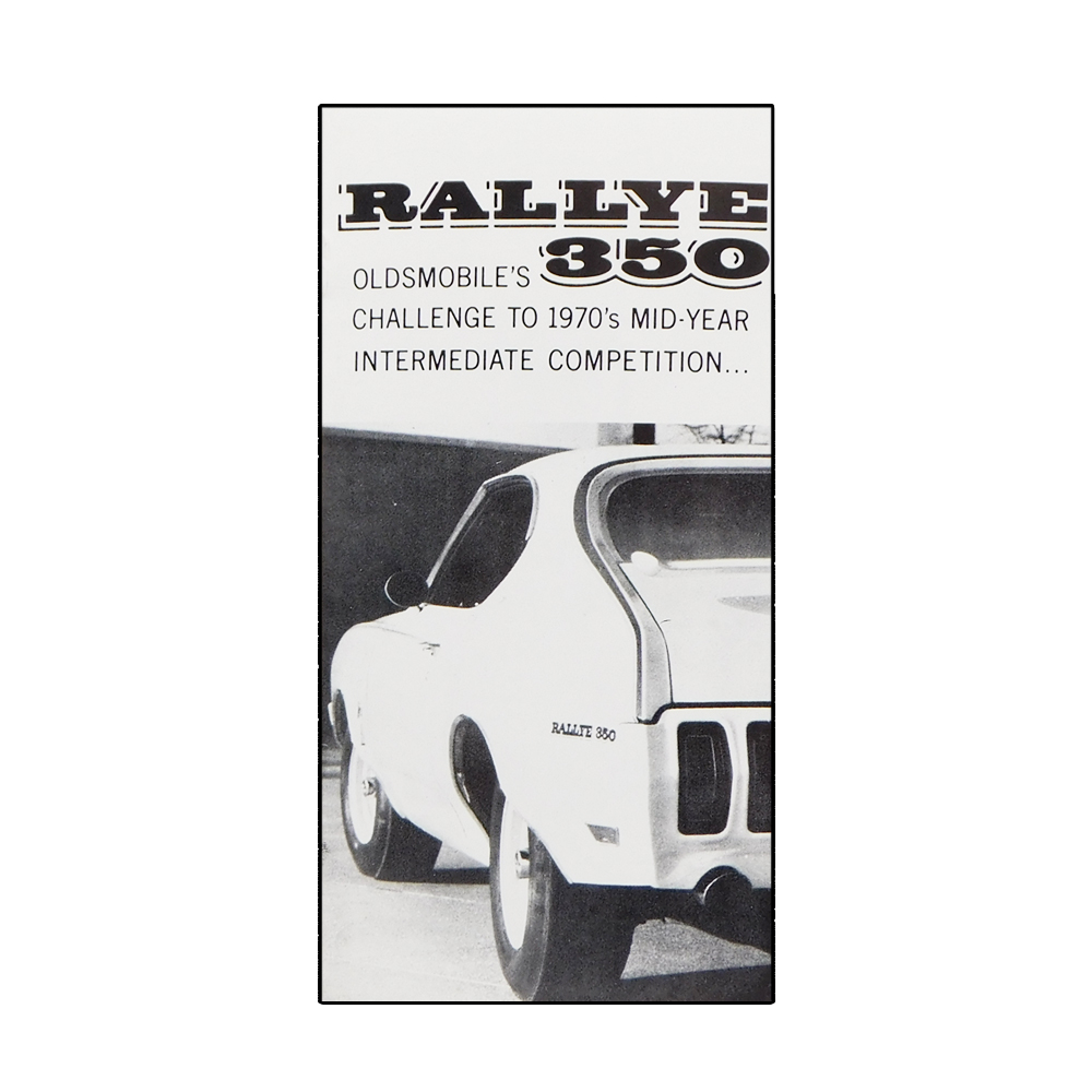 1970 Oldsmobile Cutlass/442/F85 RALLYE 350 OPTION BOOKLET (SHOWS NEW RALLYE 350 OPTIONS AVAILABLE ORDER FROM DEALER) | BK9907T