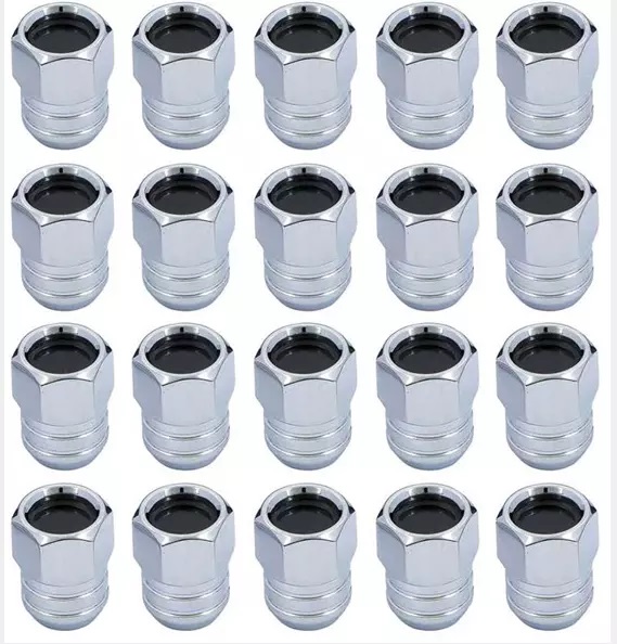 1968 Pontiac GTO/LeMans/Tempest RALLY II BLACK DOT LUG NUTS (SET OF 20) | WT4739Z