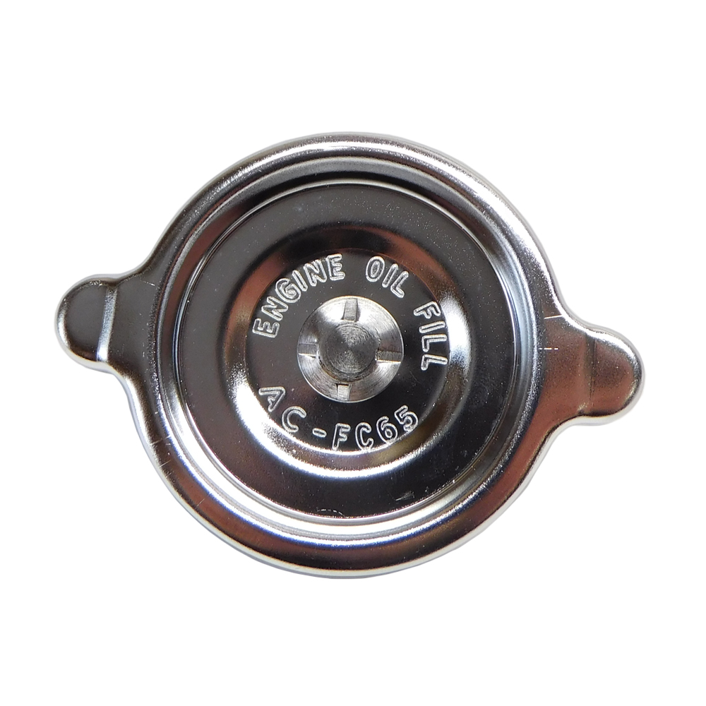 1969 Pontiac GTO/LeMans/Tempest CHROME OIL FILL CAP (AC-FC65) FOR CARS WITH 400 / 455 RAM AIR III OR RAM AIR IV. REPLACES GM # 64100204 | EN4693Z