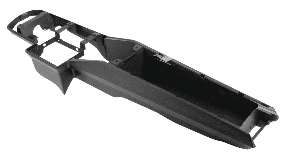 1967 Chevrolet Chevelle/Malibu CONSOLE BASE SHELL ONLY BLACK (4-SPEED) | CP1618V
