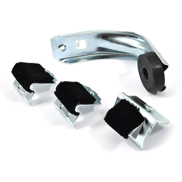 1979 Pontiac Firebird/TransAm DOOR WINDOW GLASS ANTI-RATTLE GUIDES AND STOP - 4 PIECE SET (DOES 1 DOOR) | IN1355F