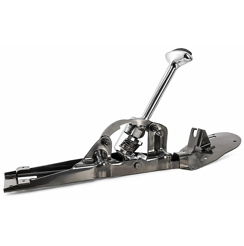 1966 Chevrolet El Camino AUTO MATIC SHIFTER ASSEMBLY FOR TURBO-HYDRO 3 SPEED TRANSMISSION (CABLE STYLE) - INCLUDES SHIFTER HANDLE AND BASE | CP10068Z