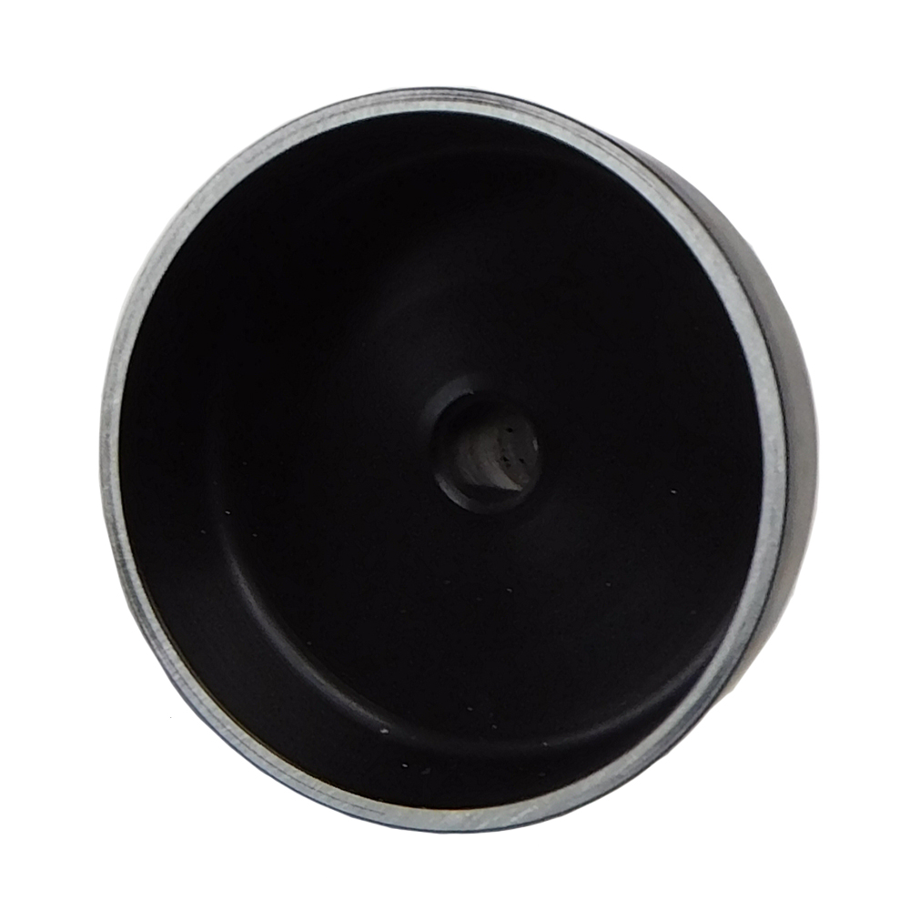 1968 Oldsmobile Cutlass/442/F85 HEADLIGHT SWITCH BEZEL NUT - ALUMINUM AND BLACK ANODIZED PLATED WITH POLISHED EDGE | IN10099T