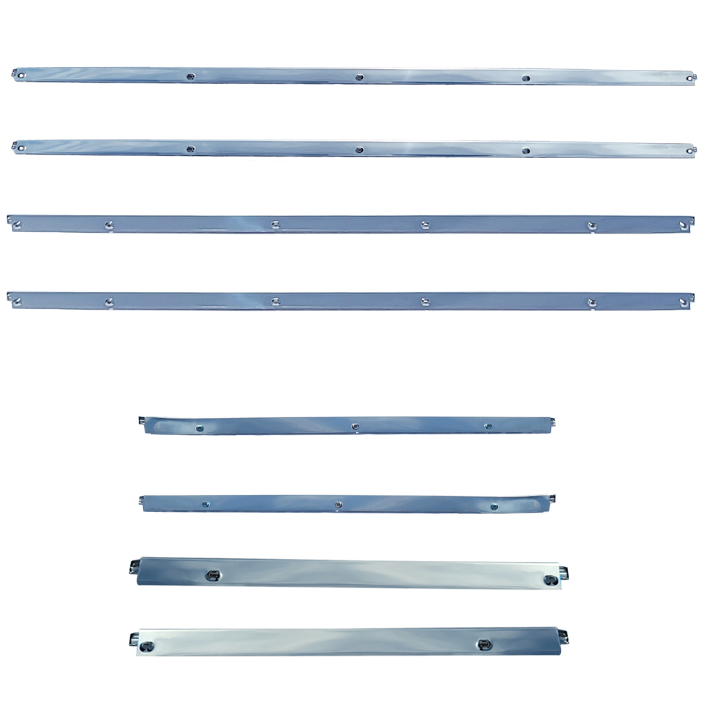 1964 Chevrolet Nova/Chevy II FRONT DOOR & REAR QUARTER TRIM PANEL MOLDING 8PC SET | IN10216N