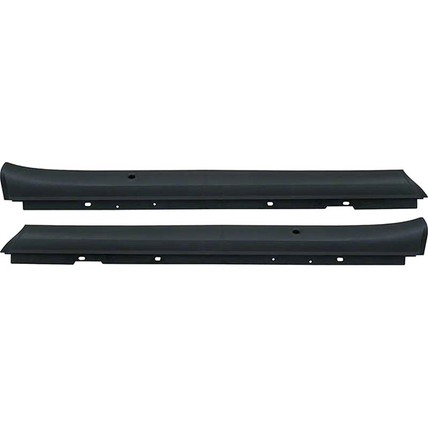 1970 Pontiac Firebird/TransAm UPPER DOOR PANEL PLASTIC TRIM (BLACK ONLY - PAINT TO MATCH) - PR | IN12654F