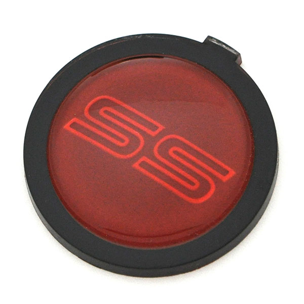 1985 Chevrolet Monte Carlo SS HORN CAP EMBLEM RED BACKGROUND WITH REDDISH-ORANGE SS GM 14080697 | 14080697